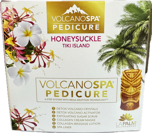 VOLCANO SPA - PEDICURE 6-STEP - HONEYSUCKLE TIKI ISLAND