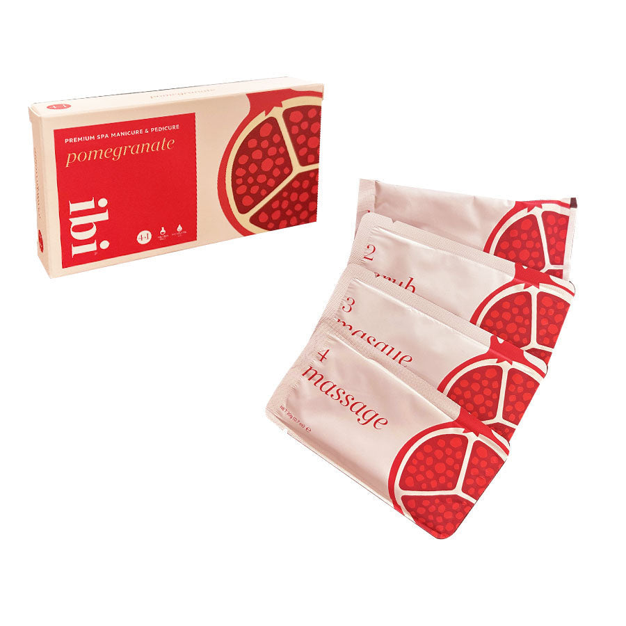 IBI - PREMIUM SPA MANICURE & PEDICURE 4IN1 - POMEGRANATE