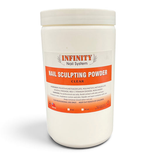 INFINITY -Nail Sculpting Powder (Clear/16oz)