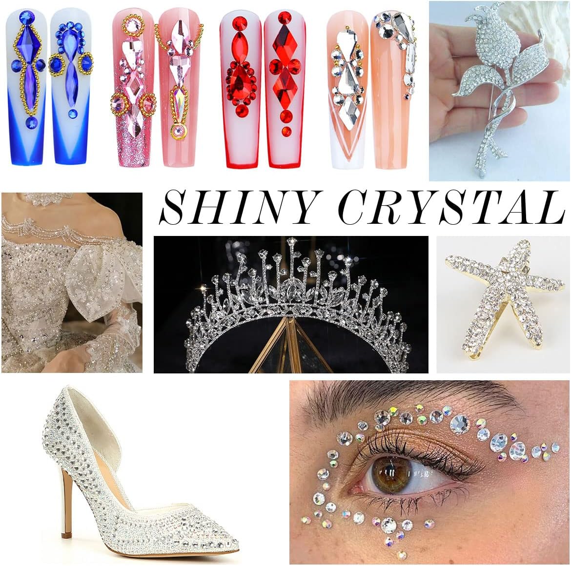 Diamond crystal clear size 6 (1440 pcs/pack)