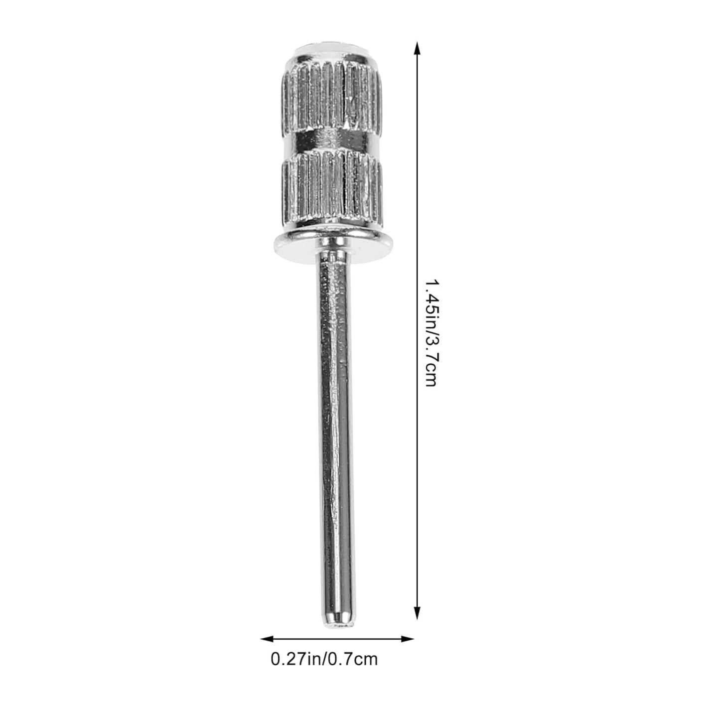 Nail Drill Bits Sanding Bands for Manicure Tool and Nail Art Compatible for Salon and Home Use- Silver (Pack of 5)