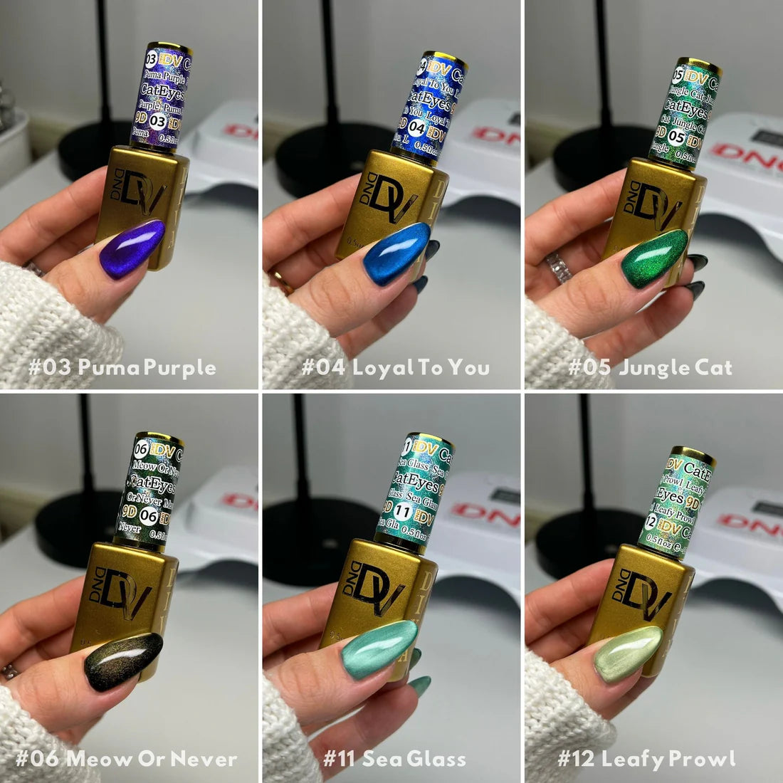 DnD Diva Cateye Glassball Collection (#1-#12)