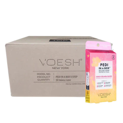 VOESH PEDI IN A BOX DELUXE 4 STEP (50 Pcs CASE)