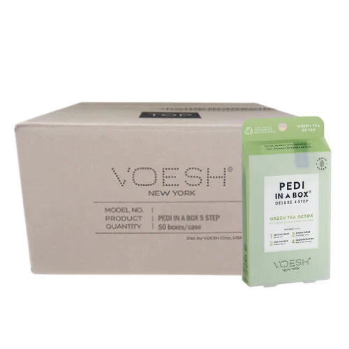 VOESH Pedi In A Box 4 Step - Green Tea 50/Box