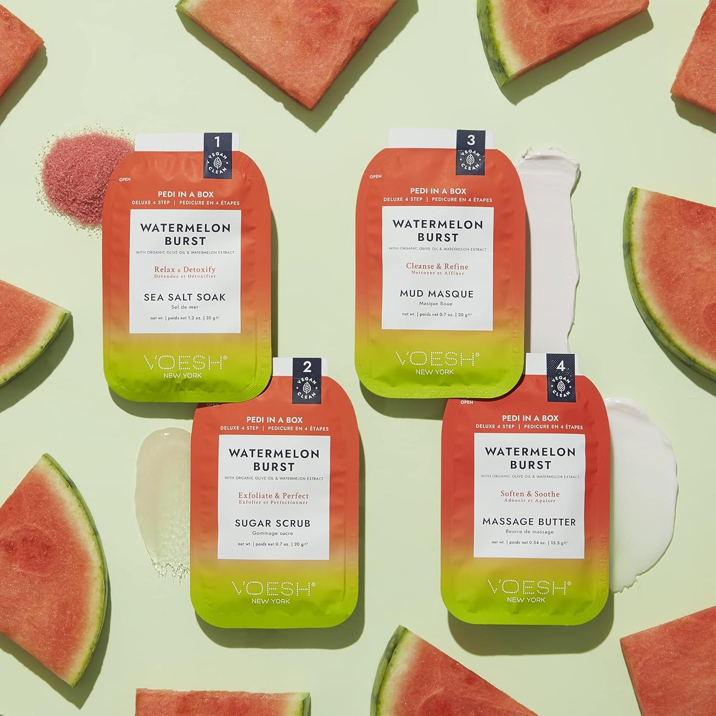 VOESH - Watermelon Burst Pedicure 4 Step