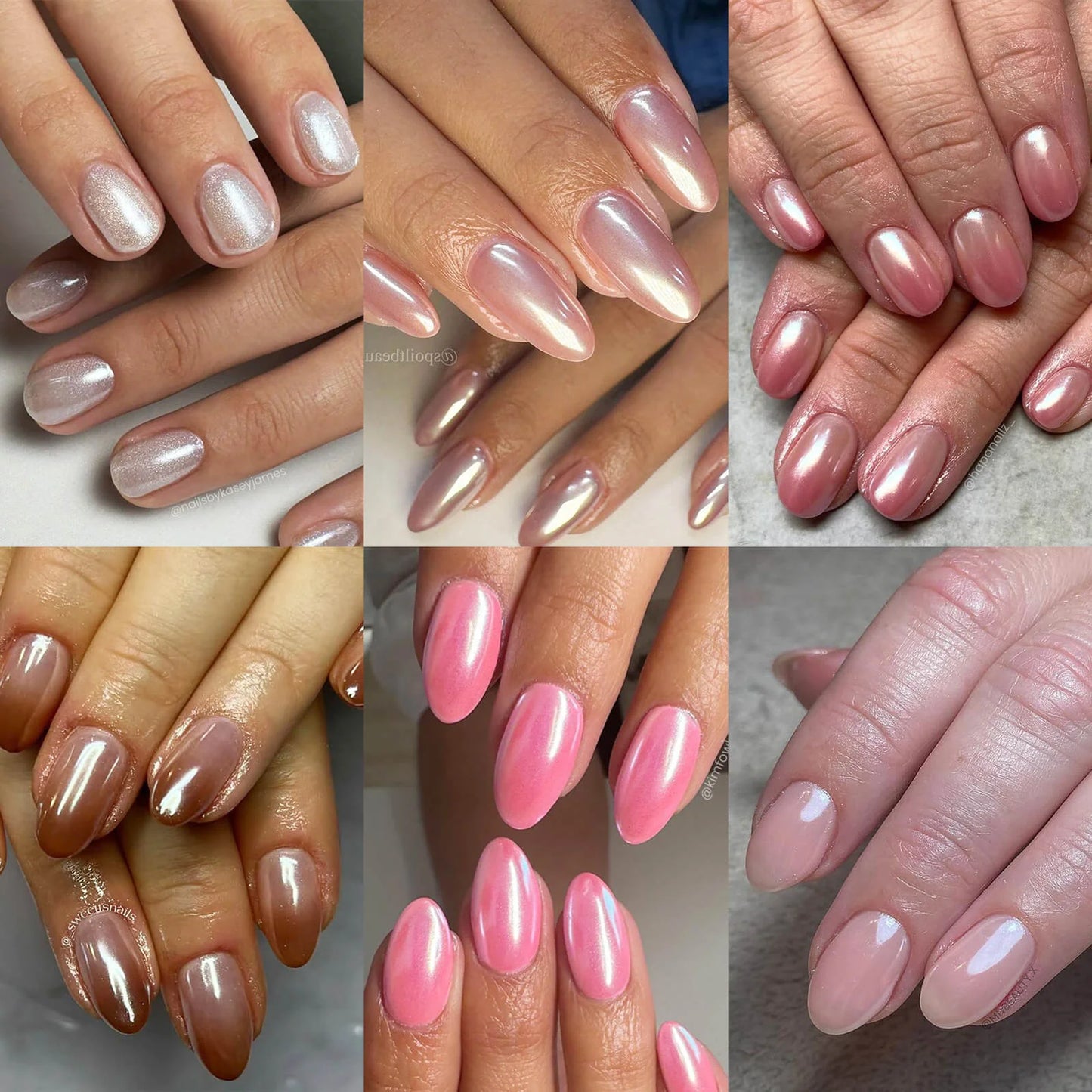 Infinity-Pearl Nail Chrome