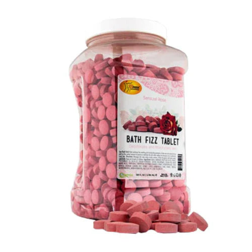SPA REDI BATH FIZZ TABLET 100PC - Sensual Rose and Tea Tree Oil
