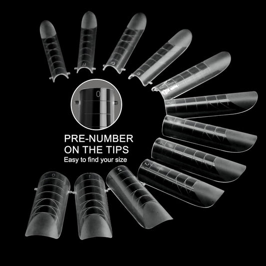 Dual Nail Forms Square 120 Pcs
