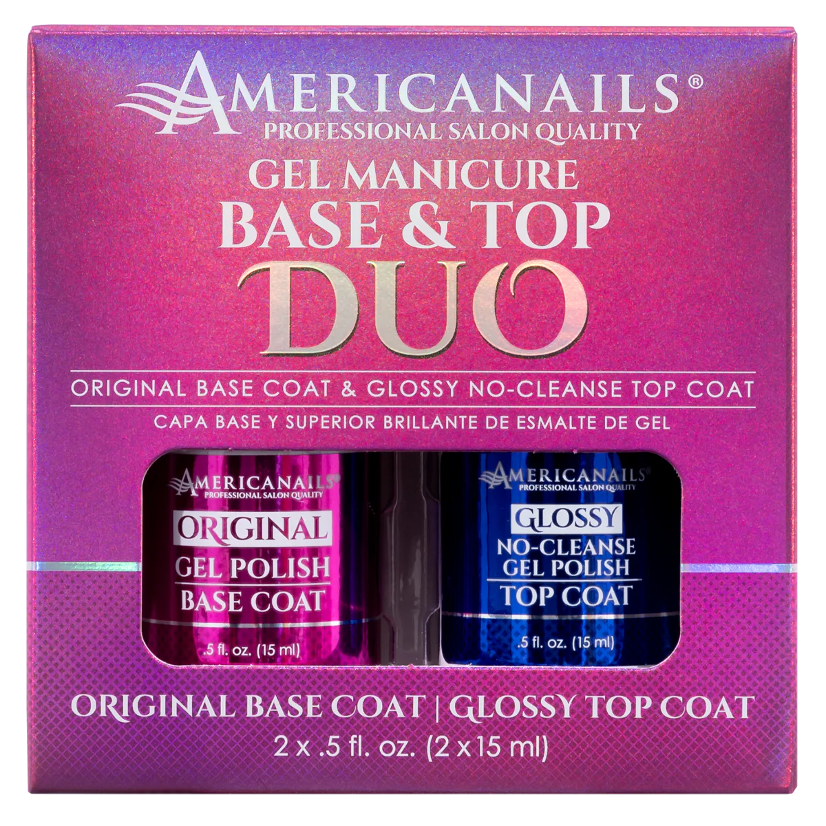 Americanails Gel Manicure Base & Top Duo