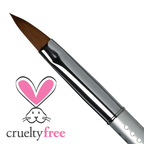 Americanails Faux Kolinsky Designer Series | Oval Acrylic #10 Brush
