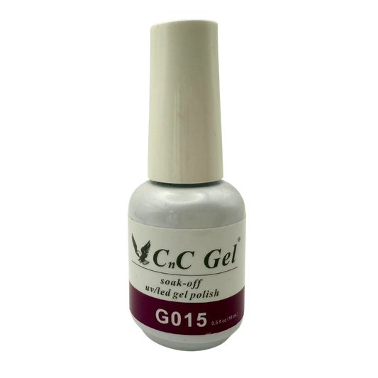 CnC Gel Polish Matching Set – G015 Mulberry Plum | 15ml