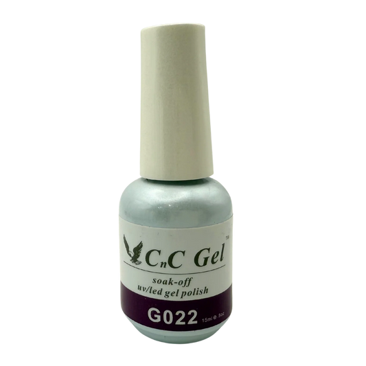CnC Gel Polish Matching Set – G022 Deep Plum | 15ml