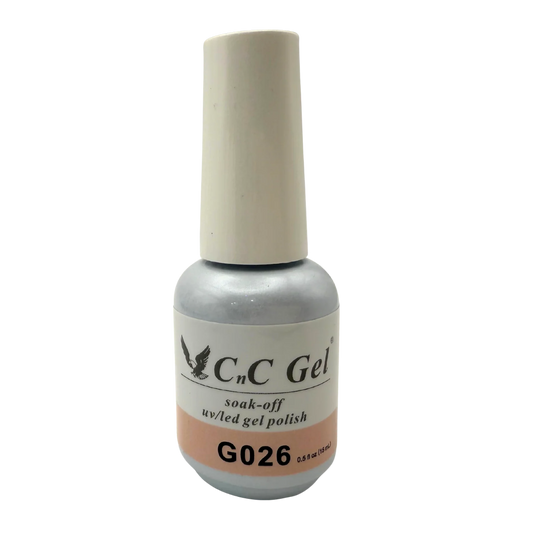 CnC Gel Polish Matching Set – G026 Soft Peach | 15ml