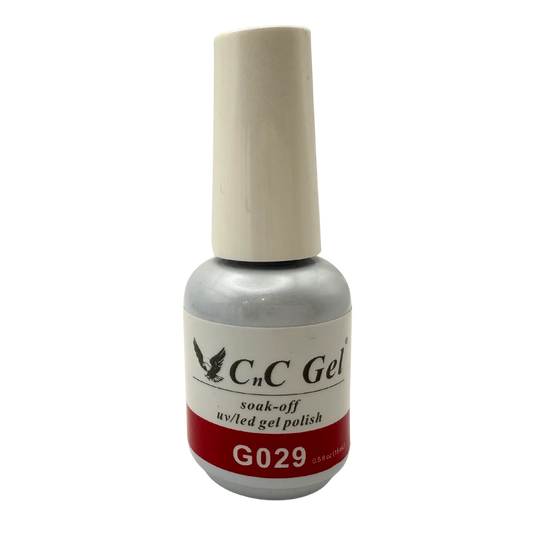 CnC Gel Polish Matching Set– G029 Crimson Red | 15ml