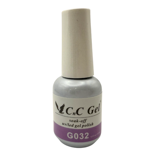 CnC Gel Polish Matching Set – G032 Lavender Mist | 15ml