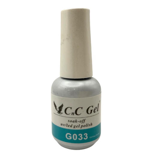CnC Gel Polish Matching Set – G033 Ocean Teal | 15ml
