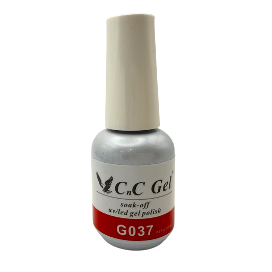 CnC Gel Polish Matching Set – G037 Classic Red | 15ml