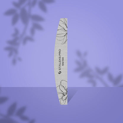 Staleks Pro-Crescent Mineral Nail File EXPERT 40 (25 Pcs)(Grit-100/100)