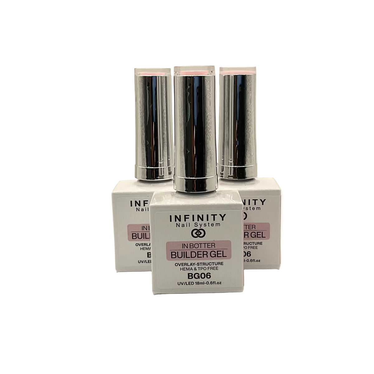 Infinity Nail System - BIAB Gel- Overlay-Structure HEMA/TPO FREE 18ml (BG06) (1pcs)