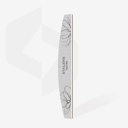 STALEKS - EXPERT 40 Crescent mineral nail file, 100/180 grit (1 pc)
