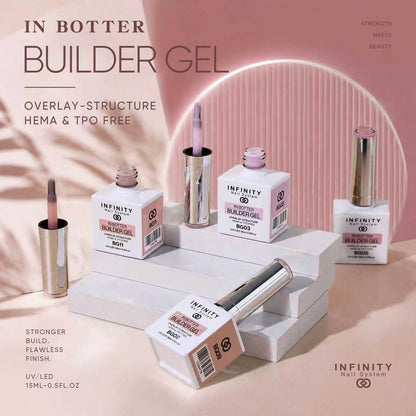 Infinity Nail System - BIAB Gel- Overlay-Structure HEMA/TPO FREE 18ml (BG11) (1pcs)