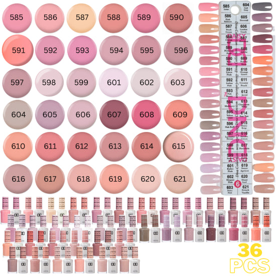 DND Collection #6 36pcs Gel and Nail Polish DuoAdd