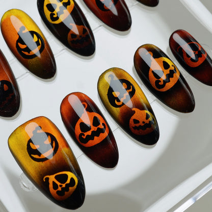 Unimax - Donailsart - Pumpkin Halloween Nails (1pcs)