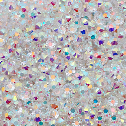 Transparent AB| Glass Diamond Crystal Clear -Mix Sizes of 1440pcs