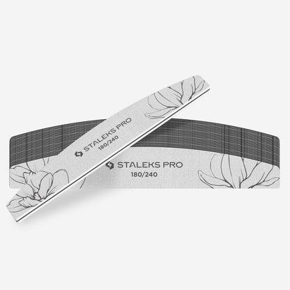 Staleks Pro-Crescent mineral nail file EXPERT 40 180/240 grit (25 pcs)