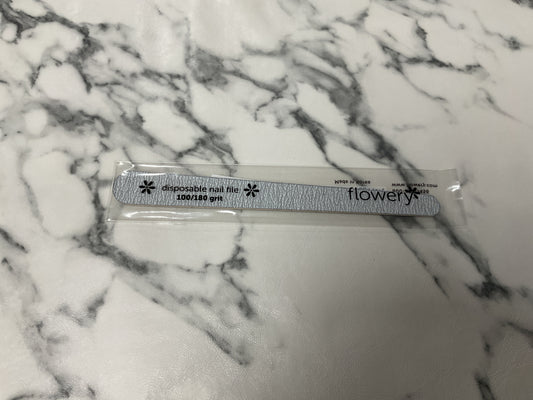 Flowery, Disposable nail file 100/180 grit small