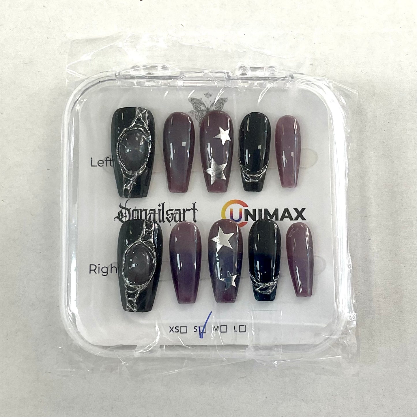 Unimax - Do Nails Art - Galaxy and Stars Nails (1pcs)