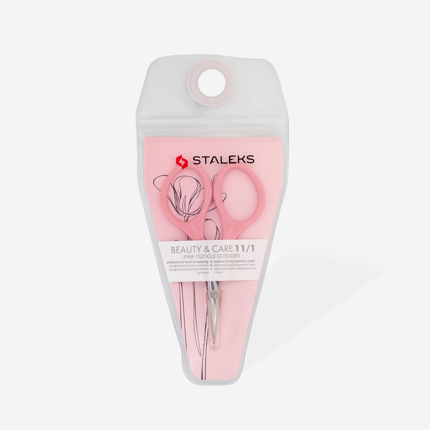 STALEKS-Pink Cuticle Scissors BEAUTY & CARE 11 TYPE 1