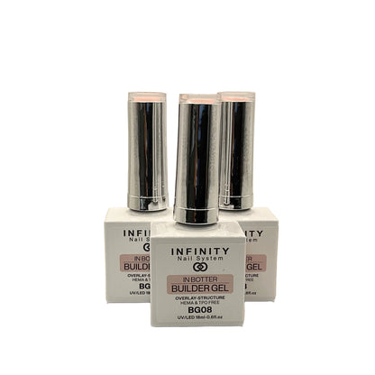 Infinity Nail System - BIAB Gel- Overlay-Structure HEMA/TPO FREE 18ml (BG08) (1pcs)