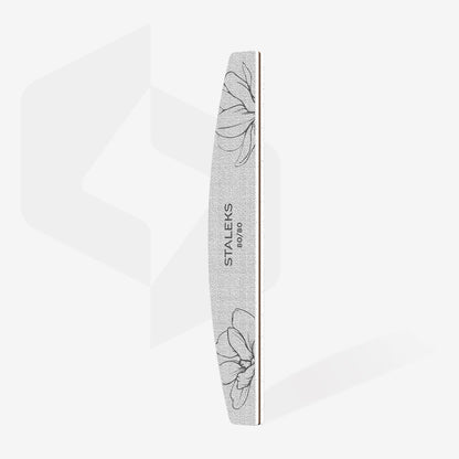 STALEKS - EXPERT 40 Crescent mineral nail file, 80/80 grit (1 pc)