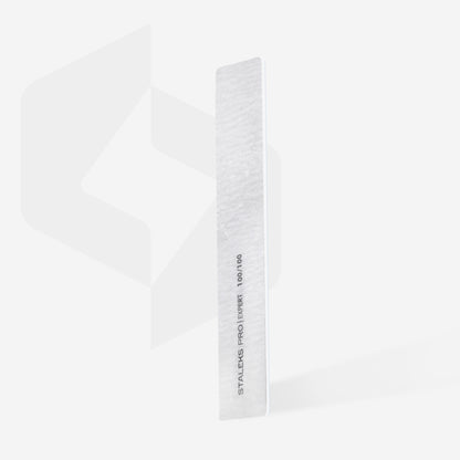 Staleks Pro-Mineral wide straight nail file Staleks Pro Expert, (100/100 grit)