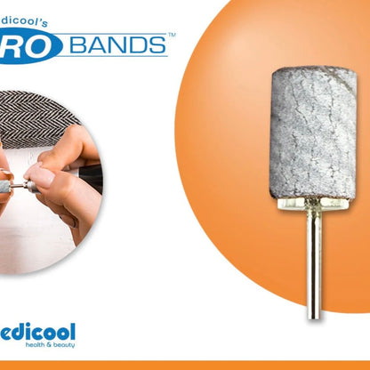 Pro Bits® White Sanding Bands for Nails-(Coarse)(1box/pcs)