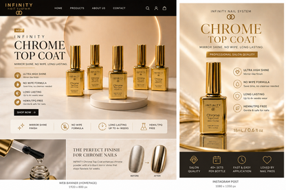 Infinity- Chrome Top Coat (HEMA & TPO free)