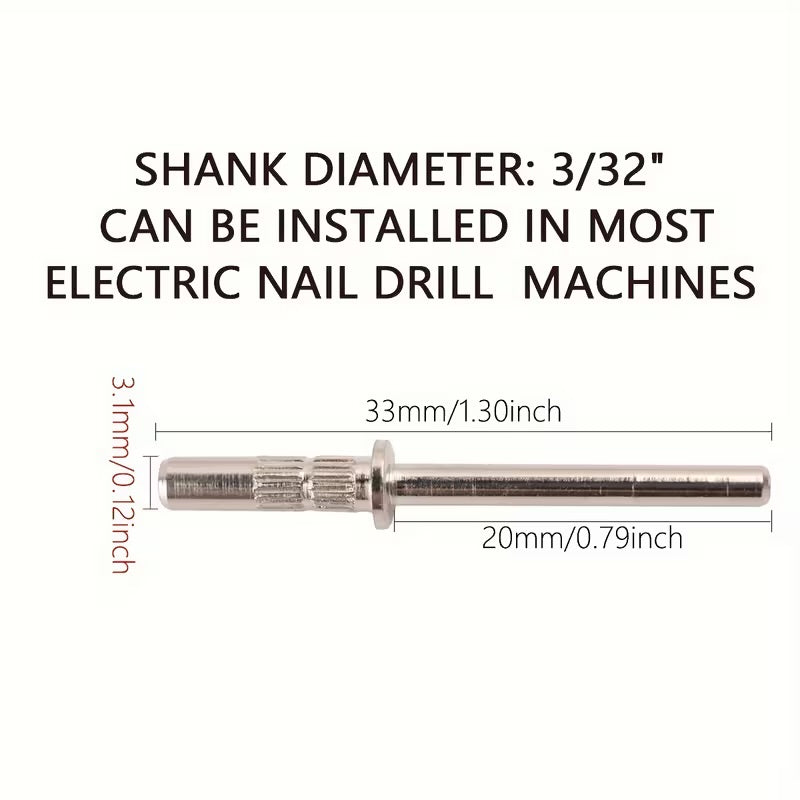 Nails Stainless Steel Sanding Bits