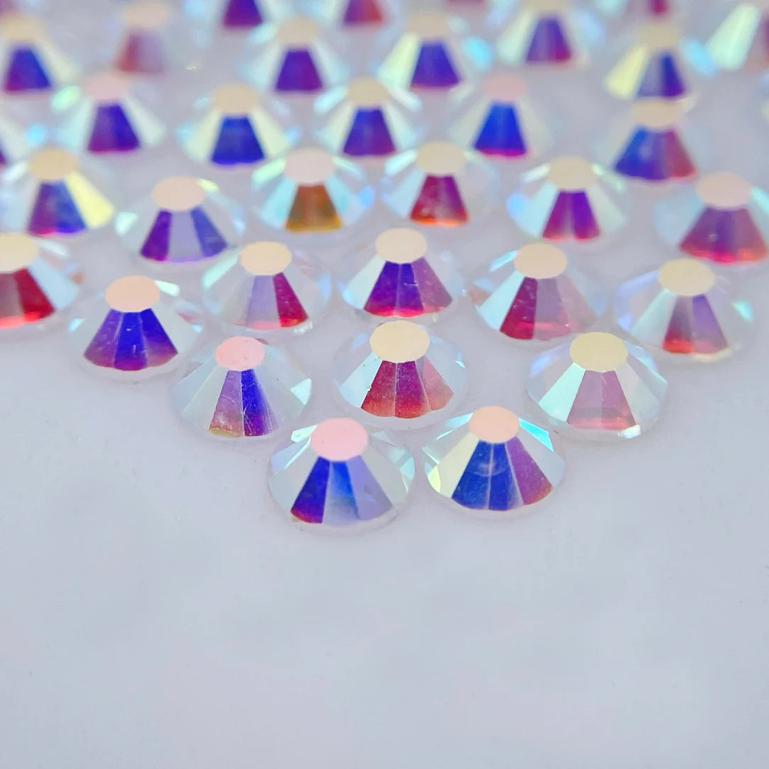 Transparent AB| Glass Diamond Crystal Clear -Mix Sizes of 1440pcs