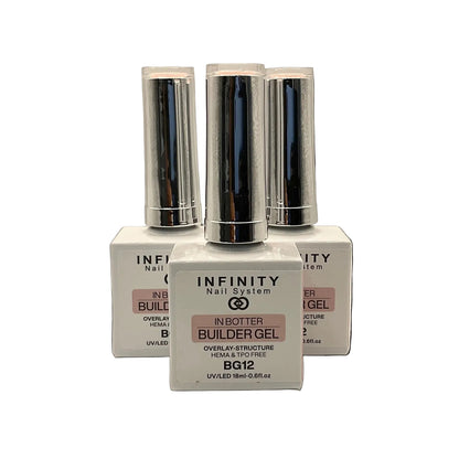 Infinity Nail System - BIAB Gel - Overlay-Structure HEMA/TPO FREE 18ml (BG12) (1pcs)