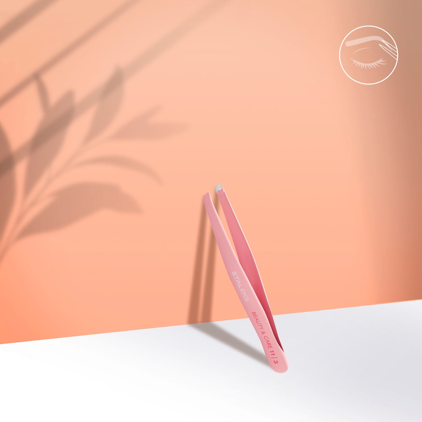 Staleks-Eyebrow tweezers BEAUTY & CARE 11 TYPE 3 (wide beveled)