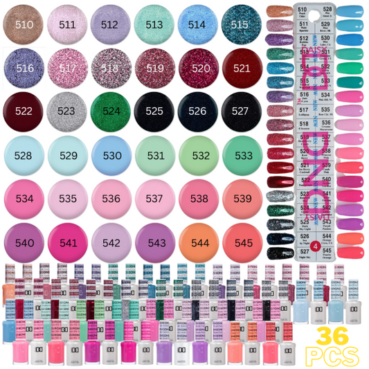 DND Collection #4 36pcs Gel and Nail Polish Duo