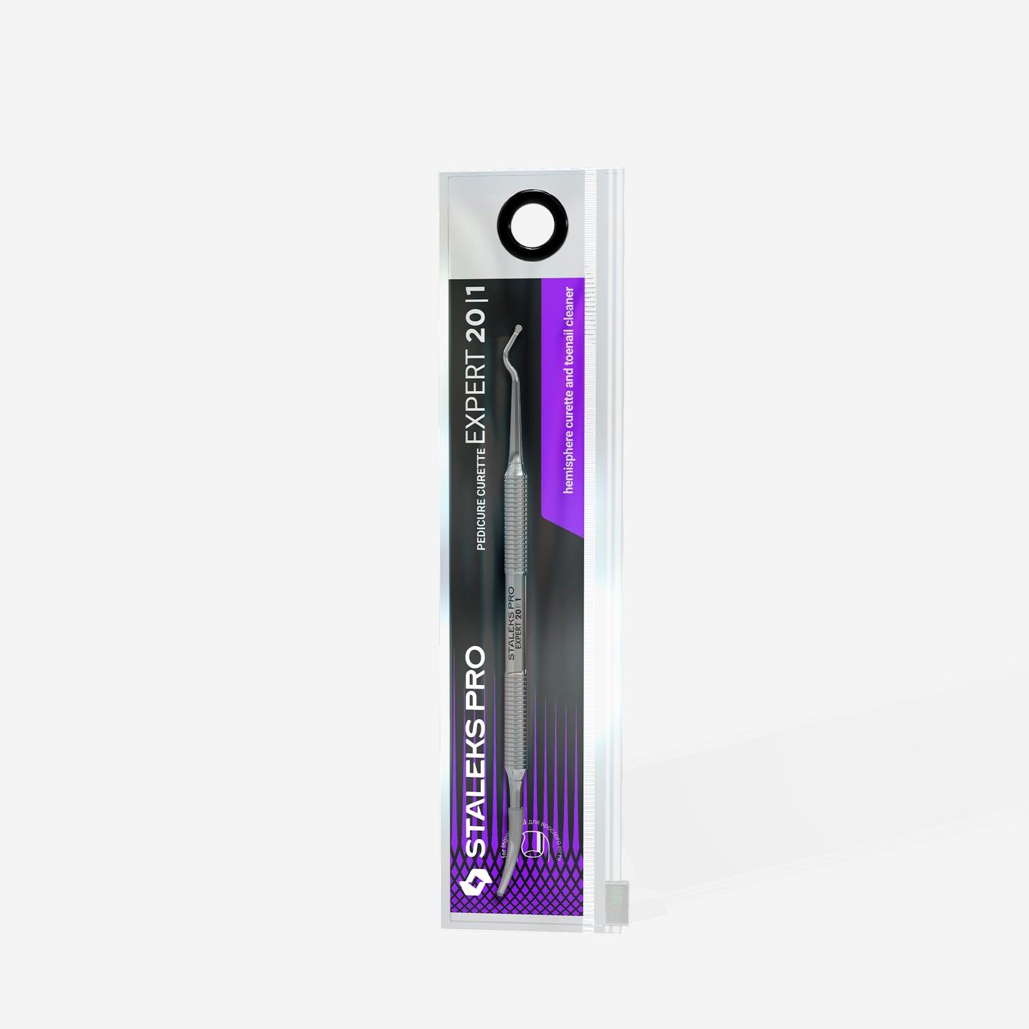 Staleks Pro-Pedicure curette EXPERT 20 TYPE 1 (hemisphere curette and toenail cleaner)