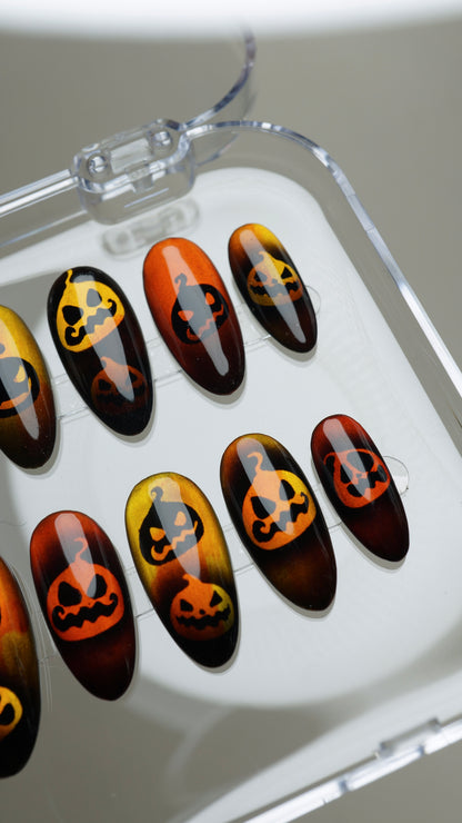Unimax - Donailsart - Pumpkin Halloween Nails (1pcs)