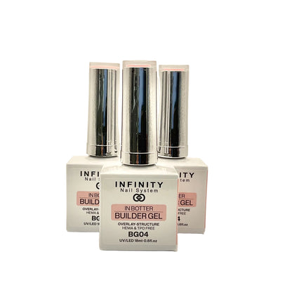 Infinity Nail System - BIAB Gel- Overlay-Structure HEMA/TPO FREE 18ml (BG04) (1pcs)