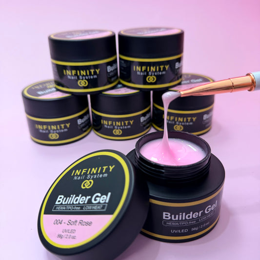 Infinity Builder Gel-HEMA/TPO-free Low Heat #004 (Soft Rose) 2.0oz
