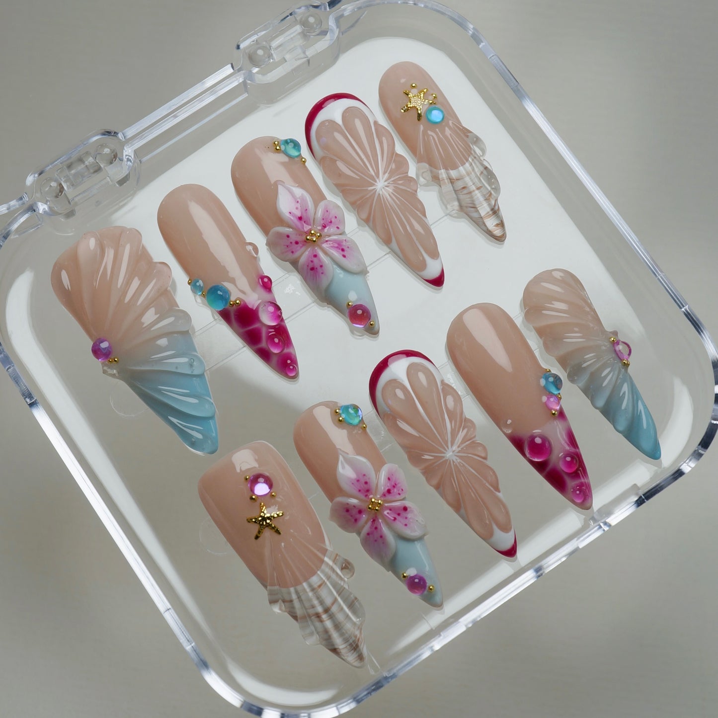 Unimax - Do Nail Art - Shells summer Nails (1pcs)