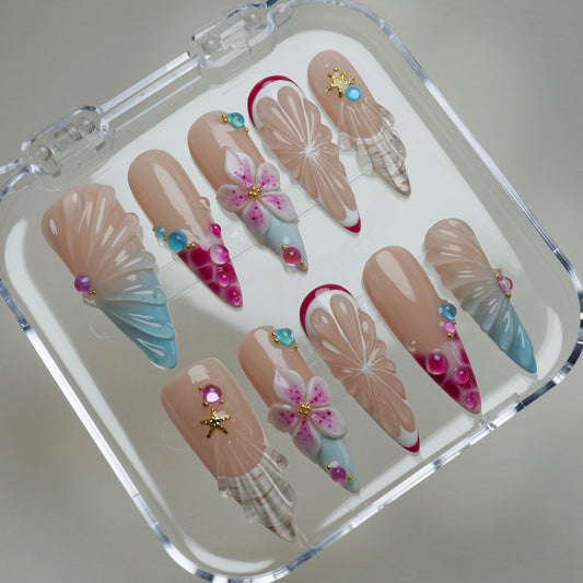 Unimax - Do Nail Art - Shells summer Nails (1pcs)