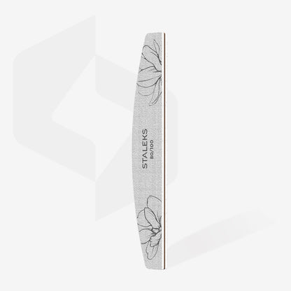 STALEKS - EXPERT 40 Crescent mineral nail file, 80/100 grit (1 pc)