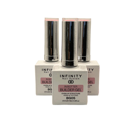 Infinity Nail System - BIAB Gel- Overlay-Structure HEMA/TPO FREE 18ml (BG05) (1pcs)